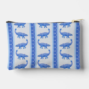 À Accessoires Pochette de Zipper Stripe Ankylosaurus