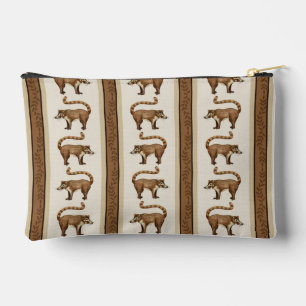 À Accessoires Pochette de Zipper Stripe Coati