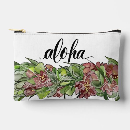 À Accessoires Pochette Haku Lei Aloha (Recto)