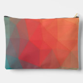 À Accessoires Pochette initiale abstraite géométrique vibrante (Verso)