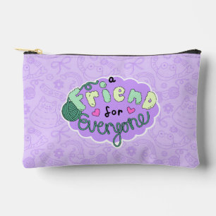 À Accessoires Pochette lavande "Un ami pour tout le monde"