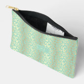 À Accessoires Pochette Monogramme Imprimée Léopard Vert Menthe F (Ouvrir)