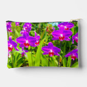 À Accessoires Pochette Orchidées Violettes (Verso)