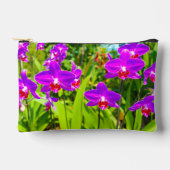 À Accessoires Pochette Orchidées Violettes (Recto)
