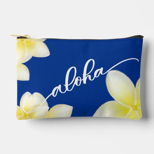 À Accessoires Pochette Plumeria Aloha (Recto)