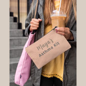 À Accessoires Pochette pour trousse personnalisée pour l'asthme 