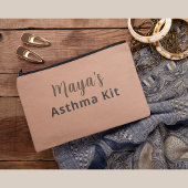 À Accessoires Pochette pour trousse personnalisée pour l'asthme 