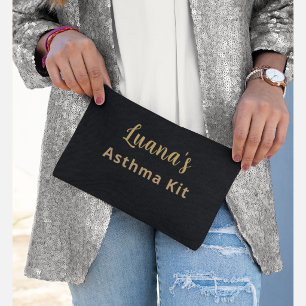 À Accessoires Pochette pour trousse personnalisée pour l'asthme