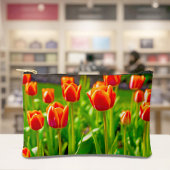 À Accessoires Pochette Tulipes Rouges