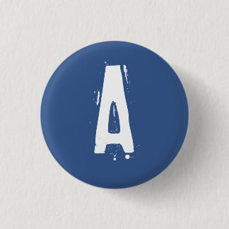 "A" Alfabet Collectible (#2) Ronde Button 3,2 Cm