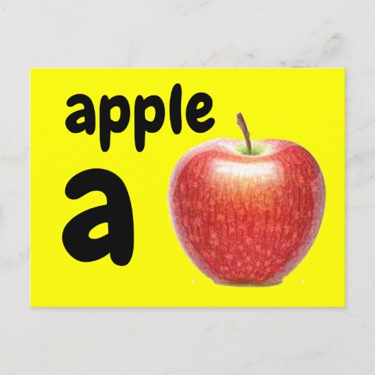 a - appelfleskaart briefkaart (Voorkant)