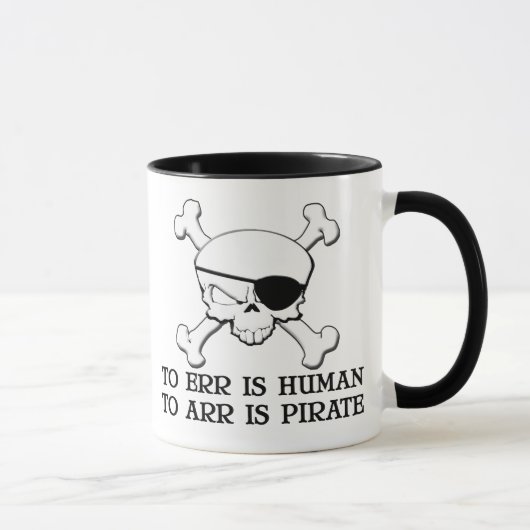 À Arr est la tasse de pirate (Droite)