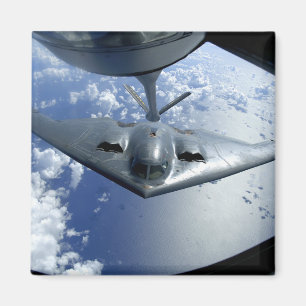 A B-2-spiriën worden in de positie gebracht voor  Magneet