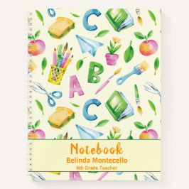 A B C Schoolschool Waterverf Notitieboek