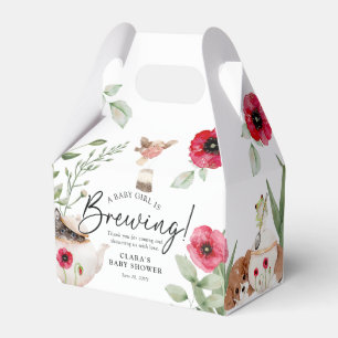 "A Baby is Brewing" Baby shower van de Partij voor Bedankdoosjes