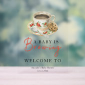 A baby is brewing coffee cup baby shower (Neutre)
