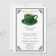 A Baby Is Brewing Coffee Cup Baby Shower