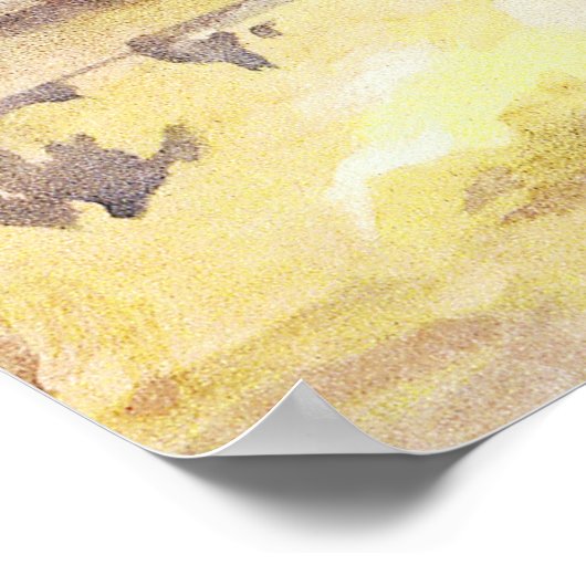 "A Bad Hoss" van Charles M Russell Poster (Hoek)