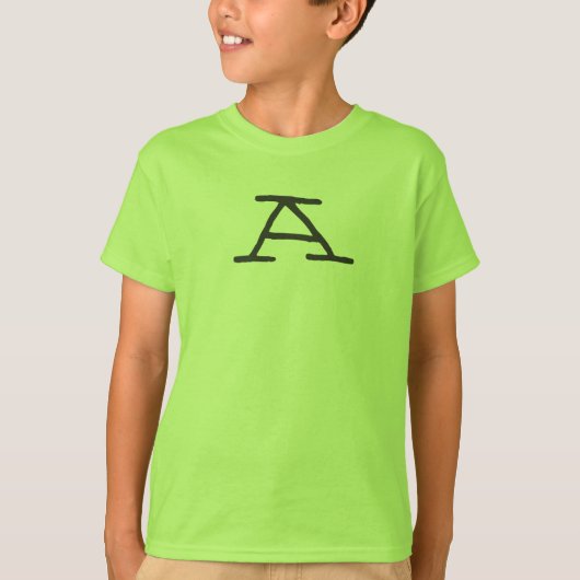 a badiné le T-shirt initial d'A (Devant)