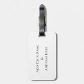 À Bagage Ajouter votre propre étiquette de bagages photo de (Dos Vertical)