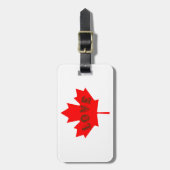 À Bagage amour Canada feuille d'érable rouge étiquette de v (Devant Vertical)
