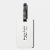 À Bagage Bande dessinée Jetlagged| Votre étiquette de bagag (Dos Vertical)