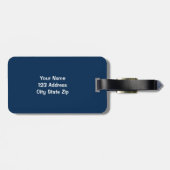 À Bagage Dinosaure personnalisées étiquette de voyage pour (Dos horizontal)