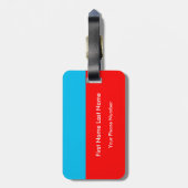 À Bagage Est personnalisé où (votre nom) ? Étiquette de (Dos Vertical)