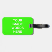 À Bagage Étiquette 2x3.5 acrylique de cadeau de côtés du ~ (Dos horizontal)