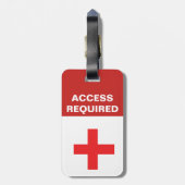 À Bagage Étiquette animale enregistrée de service (avec (Dos Vertical)