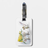 À Bagage Étiquette Apporter Dans Les Bagages Du Fromage De  (Dos Vertical)