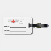 À Bagage Étiquette bagages AMEA (Dos horizontal)