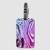 À Bagage étiquette bagages suminagashi (Devant Vertical)