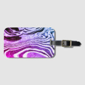 À Bagage étiquette bagages suminagashi (Devant Horizontal)