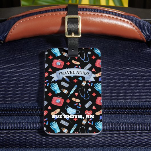 À Bagage Étiquette cadeau de l'infirmière de voyage personn (Insitu Rectoal 2)