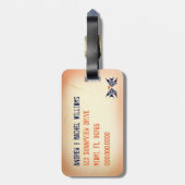 À Bagage Étiquette CANCUN (Dos Vertical)