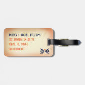 À Bagage Étiquette CANCUN (Dos horizontal)