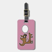 À Bagage Étiquette chichi de voyage de diable (Devant Vertical)