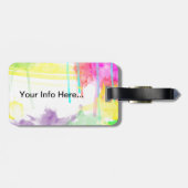 À Bagage Étiquette créative parfaite de voyage d'artiste en (Dos horizontal)