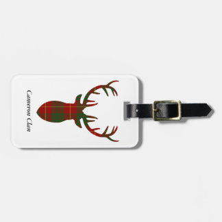 À Bagage Étiquette de "andouillers" de tartan de famille de