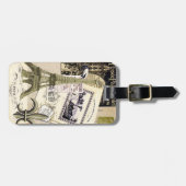 À Bagage Étiquette de bagage. Cru tout Paris (Devant horizontal)