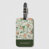 À Bagage Étiquette de bagage: WILLIAM MORRIS : JASMINE (Devant Vertical)