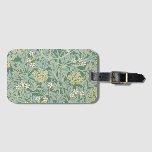 À Bagage Étiquette de bagage: WILLIAM MORRIS : JASMINE (Devant Horizontal)