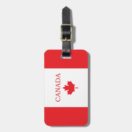À Bagage Étiquette de bagages Canada (Devant Vertical)