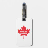 À Bagage Étiquette de bagages Canada (Dos Vertical)