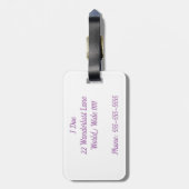 À Bagage Étiquette de bagages Ciao (Dos Vertical)