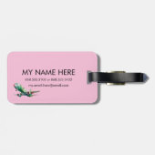 À Bagage Étiquette de bagages de voyage (Dos horizontal)