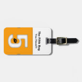 À Bagage Étiquette de bagages de voyage pour le cinquième s (Devant horizontal)