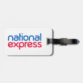 À Bagage Étiquette de bagages d'Express national (Dos horizontal)