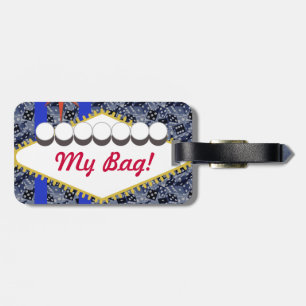 À Bagage Étiquette de bagages faite sur commande de Las